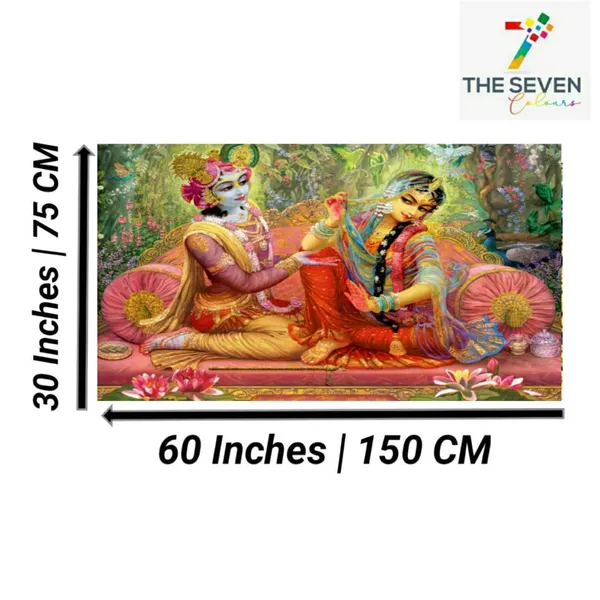 Multicolour_Beautiful_Madhubani_Radha_Krishna_Painting_With_Frame_For_Living_Room_Wall_Decor_Big_Size_Large_Photo_Home_Decoration_|_Bedroom_|_Office_Walls_(60_By_30_Inches)
