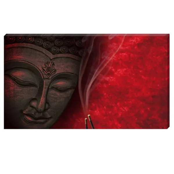 Multicolour_Beautiful_Wall_Art_Buddha_Abstract_Canvas_Painting_For_Living_Room_(With_Frame)_(36_By_24_Inches)