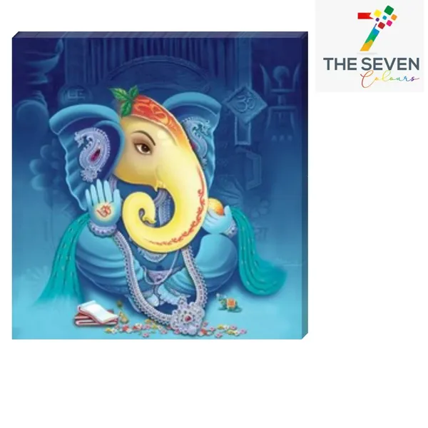 Multicolour_Beautiful_Ganesha_Painting_Photo_Frame_Canvas_Abstract_Modern_Wall_Art_Decor_Ganesh_Ji_Painting_For_Living_Room_|_Bedroom_|_Office_Walls_(With_Frame)_(24_By_24_Inches)