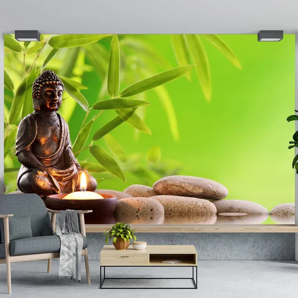 Multicolour_Self_Adhesive_Wallpapers_Meditating_Blessing_Buddha_Vinyl_Stickers_Decals_For_Wall_Decors_|_Home_Decoration_|_Bedroom_|_Office_Walls_(120X144_Inches)