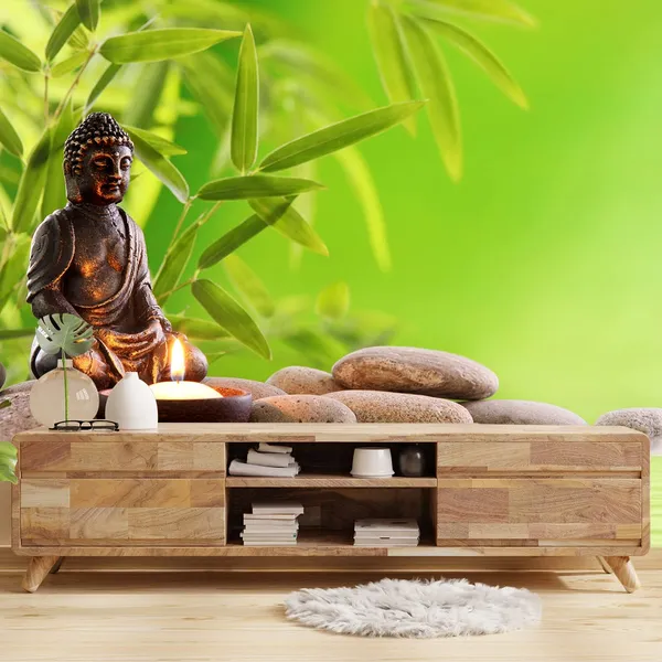 Multicolour_Self_Adhesive_Wallpapers_Meditating_Blessing_Buddha_Vinyl_Stickers_Decals_For_Wall_Decors_|_Home_Decoration_|_Bedroom_|_Office_Walls_(120X144_Inches)
