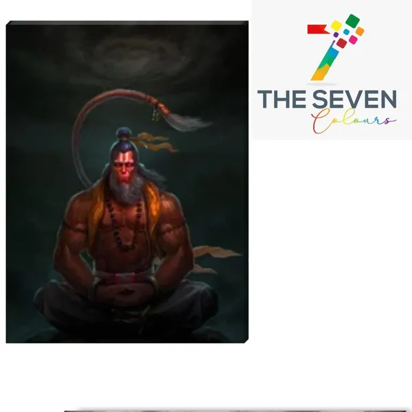 Multicolour_Lord_Hanuman_Canvas_Painting_Frame_Wall_Decor,_Lord_Hanuman_Ji_Wall_Decor_|_Big_Large_Size_Wall_Painting_Frame_|_Canvas_Painting_(Ready_To_Hang)_(24_By_48_Inches)