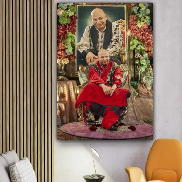 Multicolour_Guruji_Swaroop_Photo_Frame_For_Wall_Decor_|_Guruji_Photo_With_Frame_|_Guruji_Swaroop_Wall_Frame_(With_Frame)_(Ready_To_Install)(24_By_36_Inches)
