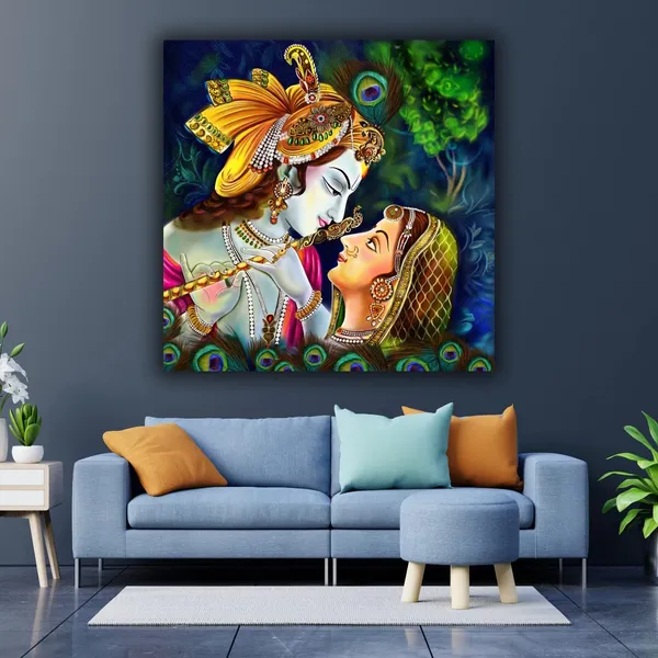 Multicolour_Beautiful_Canvas_Radha_Krishna_Paintings_For_Living_Room_|_Bedroom_Painting_Frame_Big_Size_(With_Wooden_Frame)_(30_By_30_Inches)