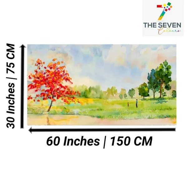 Multicolour_Beautiful_Landscape_Colourful_Trees_Abstract_Modern_Art_Canvas_Painting_For_Living_Room_|_Bedroom_Big_Size_Paintings_(With_Wooden_Frame)_(60_By_30_Inches)