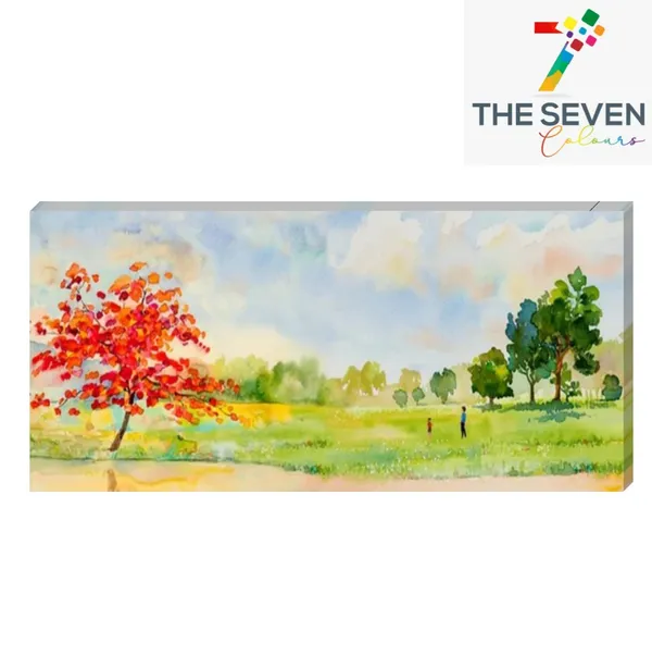 Multicolour_Beautiful_Landscape_Colourful_Trees_Abstract_Modern_Art_Canvas_Painting_For_Living_Room_|_Bedroom_Big_Size_Paintings_(With_Wooden_Frame)_(60_By_30_Inches)
