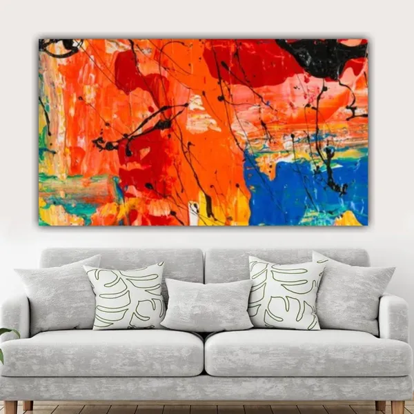 Multicolour_Abstract_Canvas_Painting_Frame_Wall_Decor_For_Living_Room_|_Big_Large_Size_Wall_Painting_Frame_|_Canvas_Painting,Abstract_Modern_Wall_Art_(Ready_To_Hang)_(60_By_30_Inches)