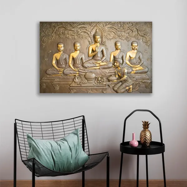 Multicolour_3D_Lord_Buddha_Painting_Canvas_Wall_Frame_Wall_Decor,_Big_Large_Size_Canvas_Painting_With_Frame_|_3D_Impressions_Lord_Buddha_Painting_(Ready_To_Hang)_(60_By_30_Inches)