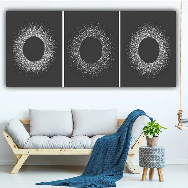 Multicolour_Beautiful_Modern_Art_Winter_Dotty_Abstract_Designs_Canvas_Painting_Multiple_Frames_For_Living_Room_|_Wall_Art_(Pack_Of_3)_(18_By_24_Inches_Each)