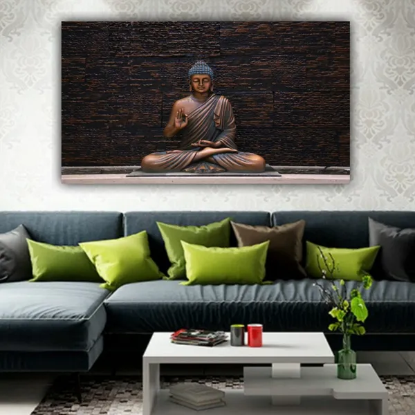 Multicolour_Beautiful_Buddha_Paintings_Abstract_Canvas_Wall_Art_Frame_For_Wall_Decoration_(With_Wooden_Framing)_(48_By_24_Inches)