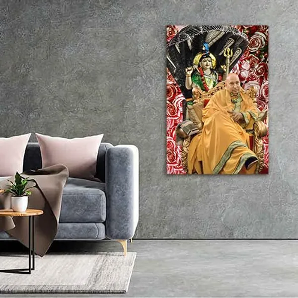 Multicolour_Guruji_Photo_With_Frame_Canvas_Big_Large_Size_Guru_Ji_Swaroop_Photo_Frame_(24_By_48_Inches)