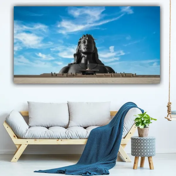 Multicolour_Adiyogi_Lord_Shiva_Painting_With_Frame_For_Living_Room_Wall_Decor_Big_Size_Large_Canvas_Photo_Frame_For_Home_Decoration_|_Bedroom_|_Office_Walls_(60_By_30_Inches)