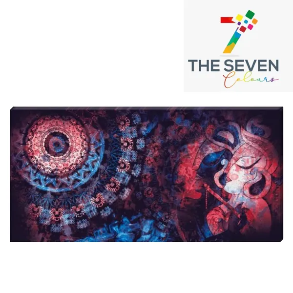 Multicolour_Beautiful_Canvas_Krishna_Painting_For_Living_Room_Wall_Decoration_Big_Large_Size_Ancient_Vedic_Photo_Frame_Paintings_For_Home_Decor_|_Bedroom_(48_By_24_Inches)_(With_Frame)