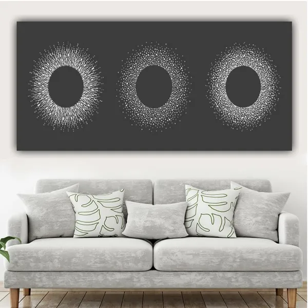 Multicolour_Winter_Dotty_Abstract_Modern_Art_Wall_Canvas_Paintings_For_Living_Room_|_Drawing_Room_|_Wall_Decor_(With_Wooden_Framing)_(36_By_24_Inches)