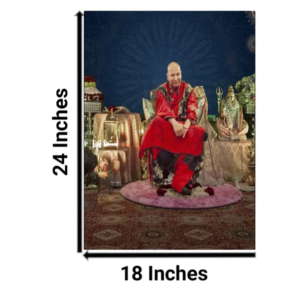 Multicolour_Guruji_Photo_With_Frame_Guruji_Swaroop_Photo_Frame_For_Living_Room_|_Gift_|_Home_Decor_|_Office_Decor_(18X24_Inches)