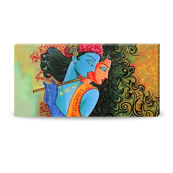 Multicolour_Madhubani_Radha_Krishna_Painting_Canvas_Frame_Big_Large_Size_Wall_Frame_Wall_Decor_|_Canvas_Painting_|_Home_Decoration_|_Office_Walls_Decor_(Ready_To_Hang)_(60_By_30_Inches)