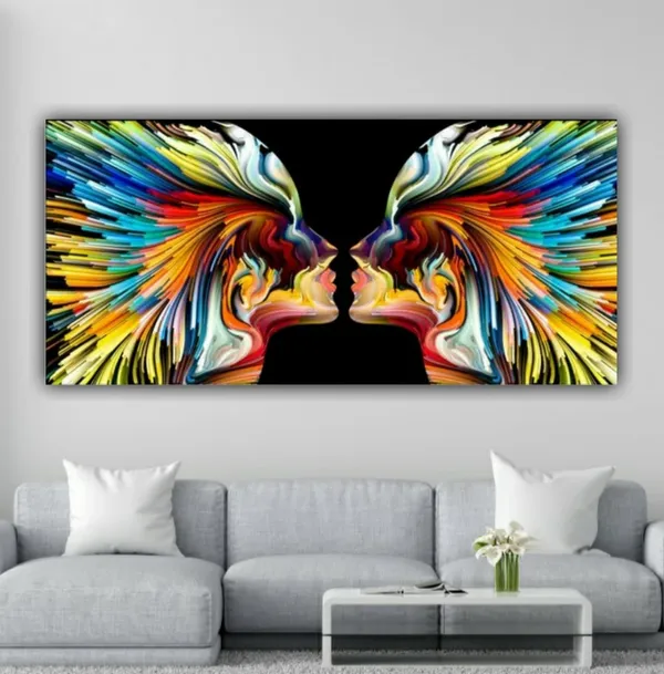 Multicolour_Canvas_Paintings_For_Living_Room_Colours_Of_Imagination_Abstract_Wall_Modern_Art_Painting_For_Bedroom_(With_Frame)_(60_By_30_Inches)