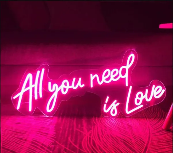 Multicolour_Beautiful_Led_Neon_Sign_Wall_Decoration_All_You_Need_Is_Love_Text_|_Neon_Light_|_Led_Neon_Sign_Light_Decor_|_Led_Pink_Neon_Light_Sign_|_Custom_Neon_Sign_(18_By_18_Inches)