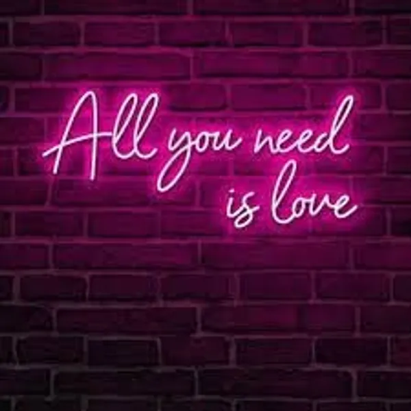 Multicolour_Beautiful_Led_Neon_Sign_Wall_Decoration_All_You_Need_Is_Love_Text_|_Neon_Light_|_Led_Neon_Sign_Light_Decor_|_Led_Pink_Neon_Light_Sign_|_Custom_Neon_Sign_(18_By_18_Inches)
