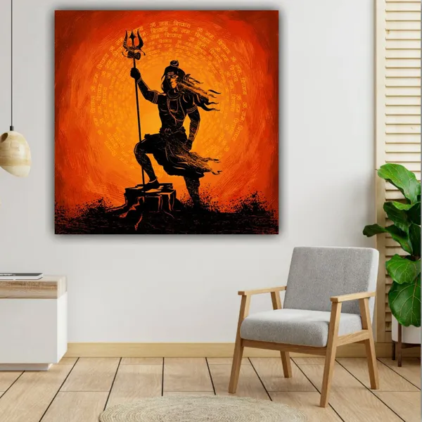 Multicolour_Beautiful_Adiyogi_Shiva_Painting_For_Wall_Decoration_Canvas_Modern_Wall_Art_Decor_Paintings_For_Living_Room_|_Hall_|_Temple_|_Home_Decoration_(With_Frame)_(24_By_24_Inches)