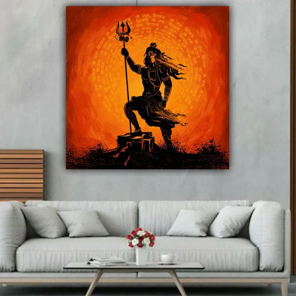 Multicolour_Beautiful_Adiyogi_Shiva_Painting_For_Wall_Decoration_Canvas_Modern_Wall_Art_Decor_Paintings_For_Living_Room_|_Hall_|_Temple_|_Home_Decoration_(With_Frame)_(24_By_24_Inches)