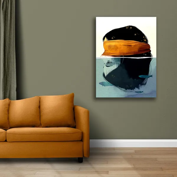 Multicolour_Abstract_Canvas_Painting_Wall_Decor_Colours,_Shades_Of_Life_|_Canvas_Painting_|_Large_Size_Painting_|_Modern_Wall_Art_(With_Frame)_(Ready_To_Hang)_(24_By_48_Inches)