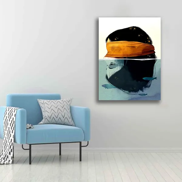 Multicolour_Abstract_Canvas_Painting_Wall_Decor_Colours,_Shades_Of_Life_|_Canvas_Painting_|_Large_Size_Painting_|_Modern_Wall_Art_(With_Frame)_(Ready_To_Hang)_(24_By_48_Inches)