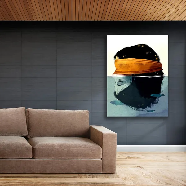 Multicolour_Abstract_Canvas_Painting_Wall_Decor_Colours,_Shades_Of_Life_|_Canvas_Painting_|_Large_Size_Painting_|_Modern_Wall_Art_(With_Frame)_(Ready_To_Hang)_(24_By_48_Inches)