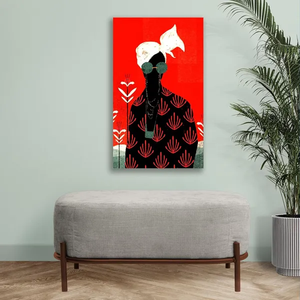 Multicolour_Abstract_Canvas_Painting_Wall_Decor_Indian_Style_Turban_Man_|_Canvas_Painting_|_Large_Size_Painting_|_Modern_Wall_Art_(With_Frame)_(Ready_To_Hang)_(24_By_48_Inches)