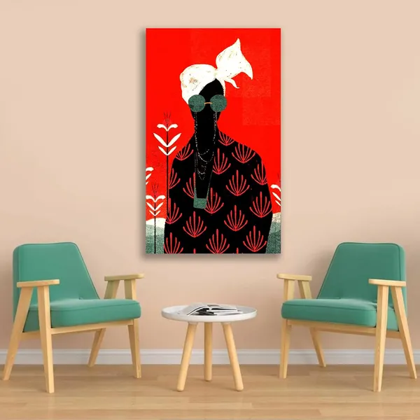 Multicolour_Abstract_Canvas_Painting_Wall_Decor_Indian_Style_Turban_Man_|_Canvas_Painting_|_Large_Size_Painting_|_Modern_Wall_Art_(With_Frame)_(Ready_To_Hang)_(24_By_48_Inches)