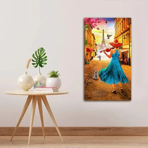 Multicolour_Beautiful_Landscape_Girl_Playing_The_Violin_Canvas_Painting_Wall_Frame_Wall_Decor_For_Living_Room_|_Modern_Art_Canvas_Painting_(Ready_To_Hang)_(30_By_60_Inches)