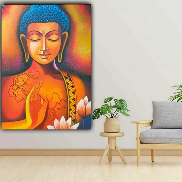 Multicolour_Blessing_Lord_Buddha_Painting_Frame_For_Wall_Decors_|_Living_Room_|_Drawing_Room_|_Office_|_Gifts_(18_By_24_Inches)