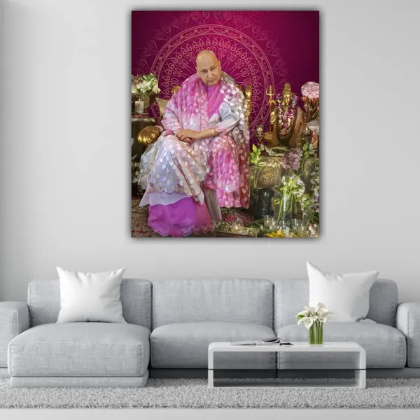 Multicolour_Guruji_Photo_With_Frame_Guruji_Swaroop_Photo_Frame_For_Living_Room_|_Gift_|_Home_Decor_(18X24_Inches)