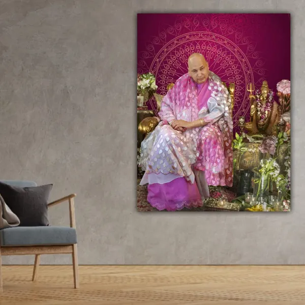 Multicolour_Guruji_Photo_With_Frame_Guruji_Swaroop_Photo_Frame_For_Living_Room_|_Gift_|_Home_Decor_(18X24_Inches)
