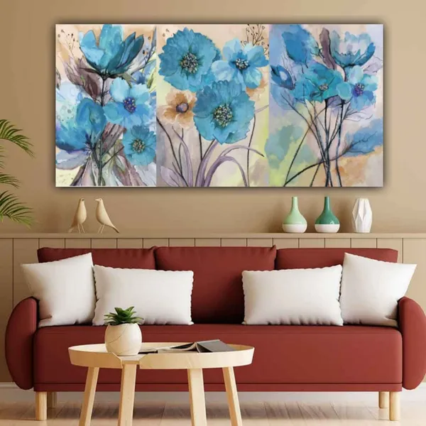 Multicolour_Beautiful_Flower_Painting_Canvas_Abstract_Modern_Art_Wall_Decor_Big_Large_Size_Frame_For_Living_Room_|_Bedroom_|_Home_Decoration_(48_By_24_Inches_|_120_By_60_Cm)_(With_Frame)