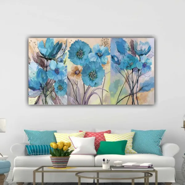 Multicolour_Beautiful_Flower_Painting_Canvas_Abstract_Modern_Art_Wall_Decor_Big_Large_Size_Frame_For_Living_Room_|_Bedroom_|_Home_Decoration_(48_By_24_Inches_|_120_By_60_Cm)_(With_Frame)