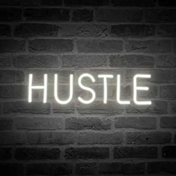 Multicolour_Led_Neon_Light_Sign_Wall_Decor_Hustle_Text_Neon_Light_|_Wall_Decor_For_Living_Room_|_Customized_Led_Neon_Light_Sign_|_Custom_Led_Neon_Sign|_Home_Decor_Gifts_(24_By_12_Inches)
