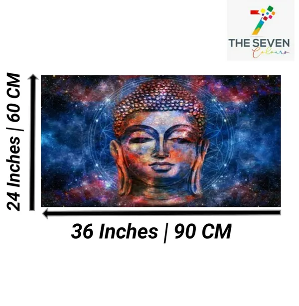 Multicolour_Abstract_Calm_Meditating_Buddha_Canvas_Paintings_For_Living_Room_Big_Size_Painting_Frame_(With_Wooden_Frame)_(36_By_24_Inches)