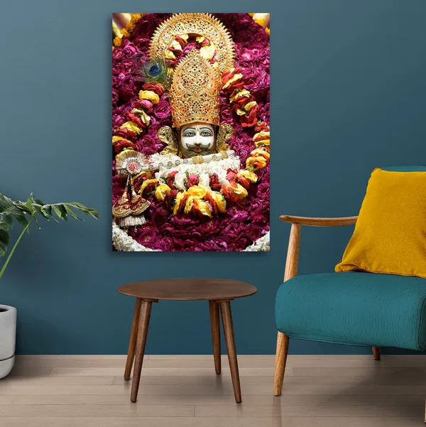 Multicolour_Khatu_Shyam_Ji_Photo_Frame_For_Wall_Decoration_Living_Room_|_Khatu_Shyam_Ji_Temple_Photo_Frame_||_Khatu_Shyam_Ji(24_By_12_Inches)