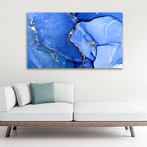 Multicolour_Abstract_Canvas_Painting_Wall_Decor_Colours_Of_Sky_|_Canvas_Painting_|_Large_Size_Painting_|_Modern_Wall_Art_(With_Frame)_(Ready_To_Hang)_(48_By_24_Inches)