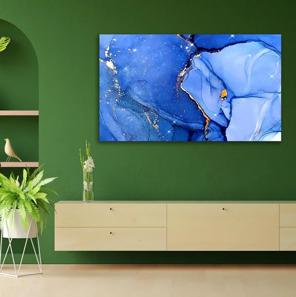 Multicolour_Abstract_Canvas_Painting_Wall_Decor_Colours_Of_Sky_|_Canvas_Painting_|_Large_Size_Painting_|_Modern_Wall_Art_(With_Frame)_(Ready_To_Hang)_(48_By_24_Inches)