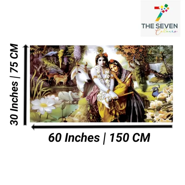 Multicolour_Beautiful_Radha_Krishna_Paintings_Canvas_Modern_Wall_Art_Decor_Big_Large_Size_For_Living_Room_|_Bedroom_|_Office_Walls_(Wooden_Frame)_(60_By_30_Inches)_(With_Frame)
