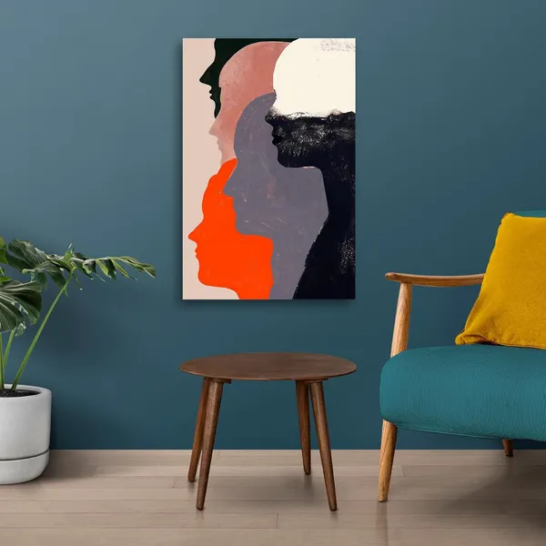 Multicolour_Abstract_Canvas_Painting_Wall_Decor_Colours_Of_Faces_|_Canvas_Painting_|_Large_Size_Painting_|_Modern_Wall_Art_(With_Frame)_(Ready_To_Hang)_(24_By_48_Inches)