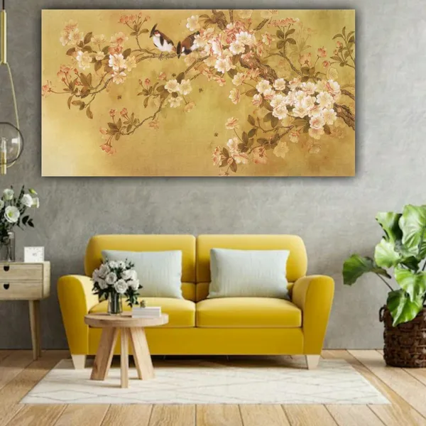 Multicolour_Beautiful_Abstract_Design_Floral_Tree_Canvas_Paintings_For_Living_Room_Big_Size_Bedroom_Wall_Art_(With_Frame)_(60_By_30_Inches)