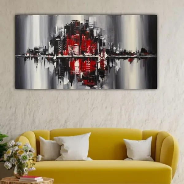Multicolour_Abstract_Canvas_Painting_Parallel_World_Painting_Wall_Frame_Wall_Decor_For_Living_Room_|_Big_Large_Size_Wall_Painting_Frame_|_Canvas_Painting_(Ready_To_Hang)_(48_By_24_Inches)