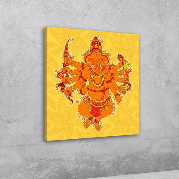 Multicolour_Beautiful_Lord_Ganesha_Painting_Wall_Frame_Wall_Decors_Wall_Decor_|_Lord_Ganesh_Ji_Ganpati_Painting_With_Frame_|_Canvas_Painting_(Ready_To_Hang)_(24_By_24_Inches)