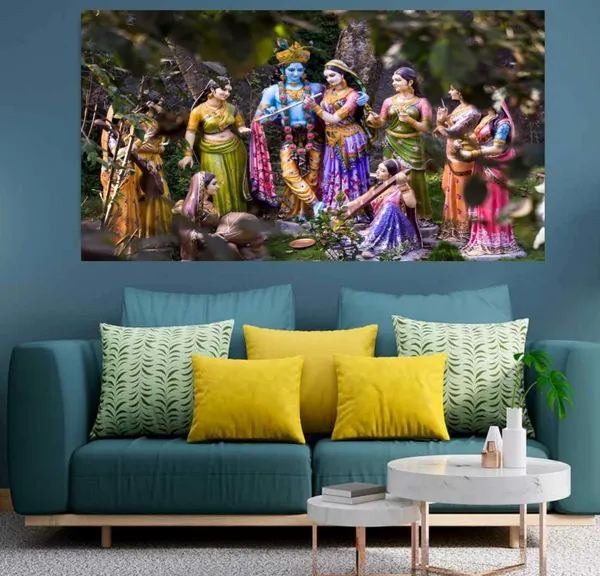 Multicolour_Radha_Krishna_Painting_With_Frame_Wall_Decor_For_Living_Room_Big_Size_Large_Canvas_Painting_For_Home_Decoration_|_Bedroom_|_Office_|_Gift_(48X24_Inches)