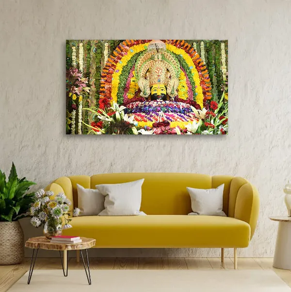 Multicolour_Khatu_Shyam_Ji_Photo_Frame_For_Wall_Decoration_Living_Room_|_Canvas_With_Wooden_Frame_|_Khatu_Shyam_Wall_Frames_|_Khatu_Shyam_Ji_Decorative_Wall_Deames_(36_By_24_Inches)