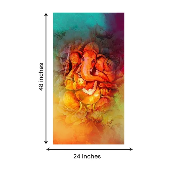 Multicolour_Lord_Ganesha_Painting_Canvas_Wall_Frame_For_Living_Room_Wall_Decor_|_Lord_Ganesh_Ji_Ganpati_Painting_With_Frame_|_Canvas_Painting_(Ready_To_Hang)_(24_By_48_Inches)