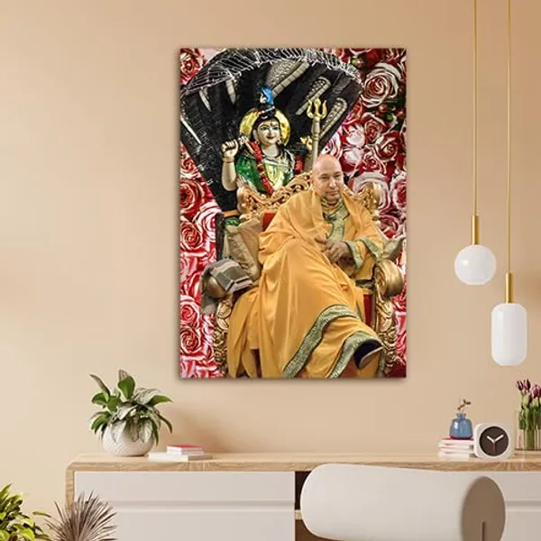Multicolour_Guruji_Photo_With_Frame_Canvas_Big_Large_Size_Guru_Ji_Swaroop_Photo_Frame_(With_Wooden_Frame)_(18_By_24_Inches)